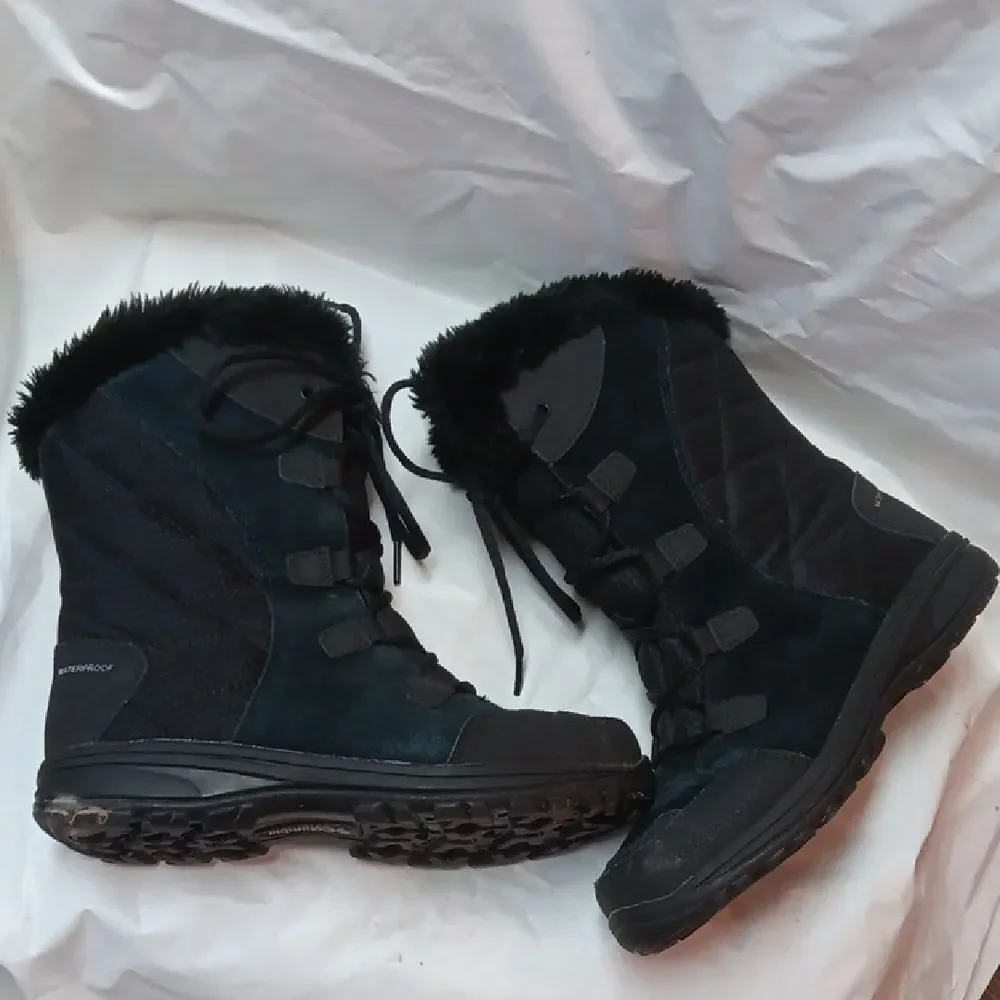 Columbia Women's Black Winter Boots Size 7